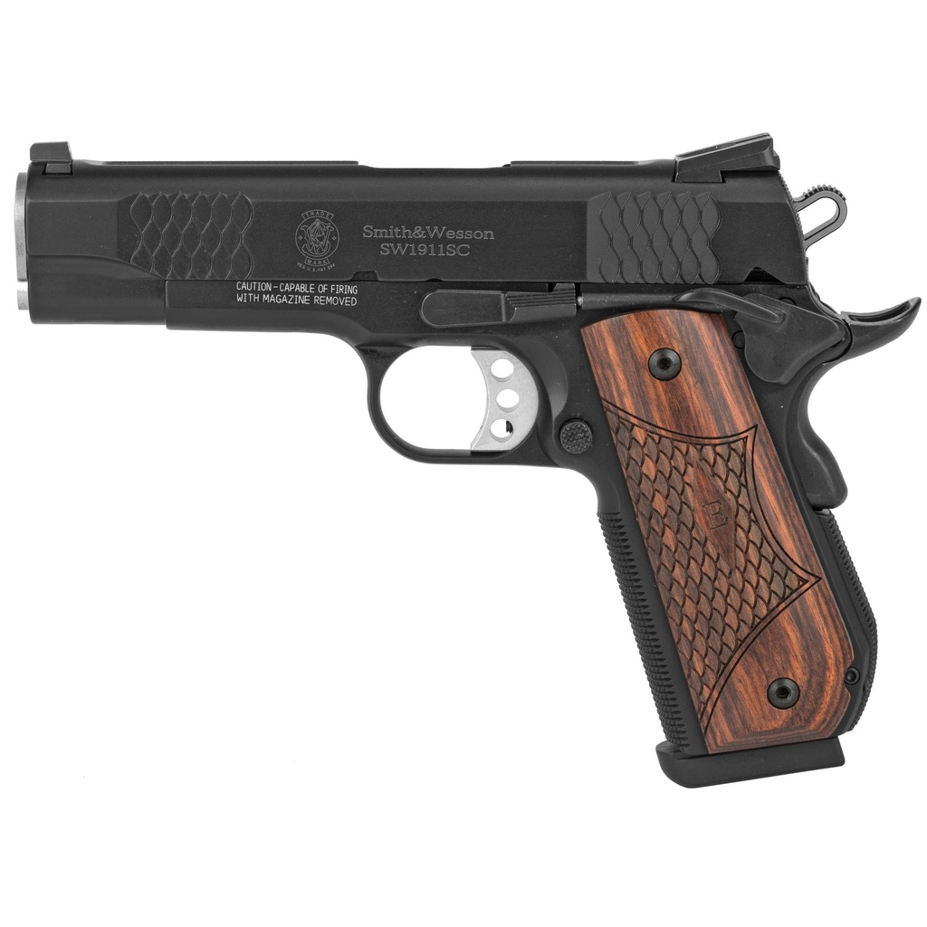 Smith & Wesson SW1911SC .45 ACP 4.25" Black Scandium Alloy 8 Round