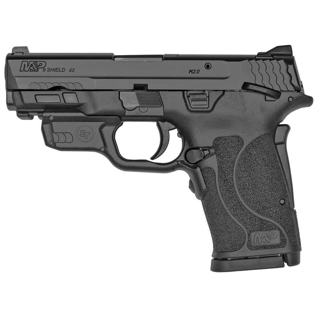 Smith & Wesson M&P9 Shield EZ 9MM 3.68" Barrel Armornite Finish Black 8 Round Crimson Trace Laser
