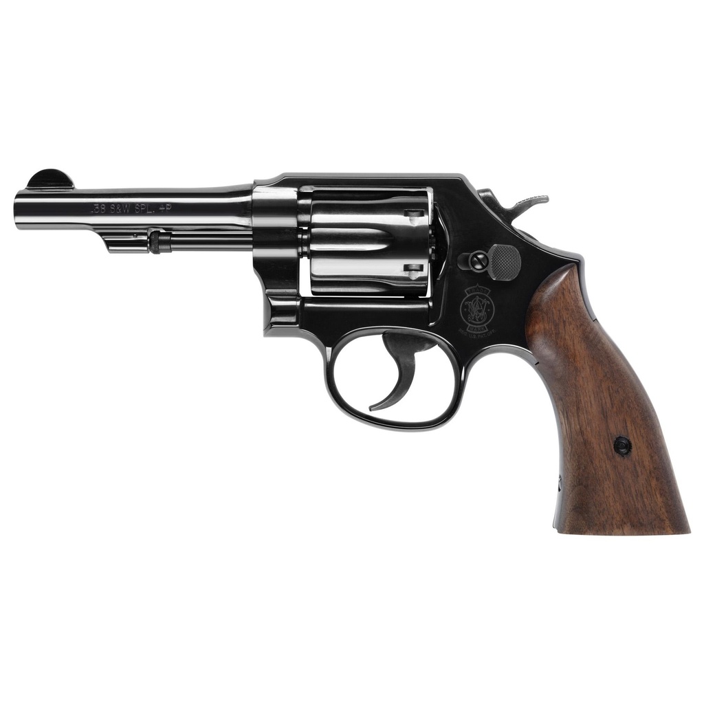 Smith & Wesson Model 10 Classic .38 Special 4" Blued Wood Grips 6 Round