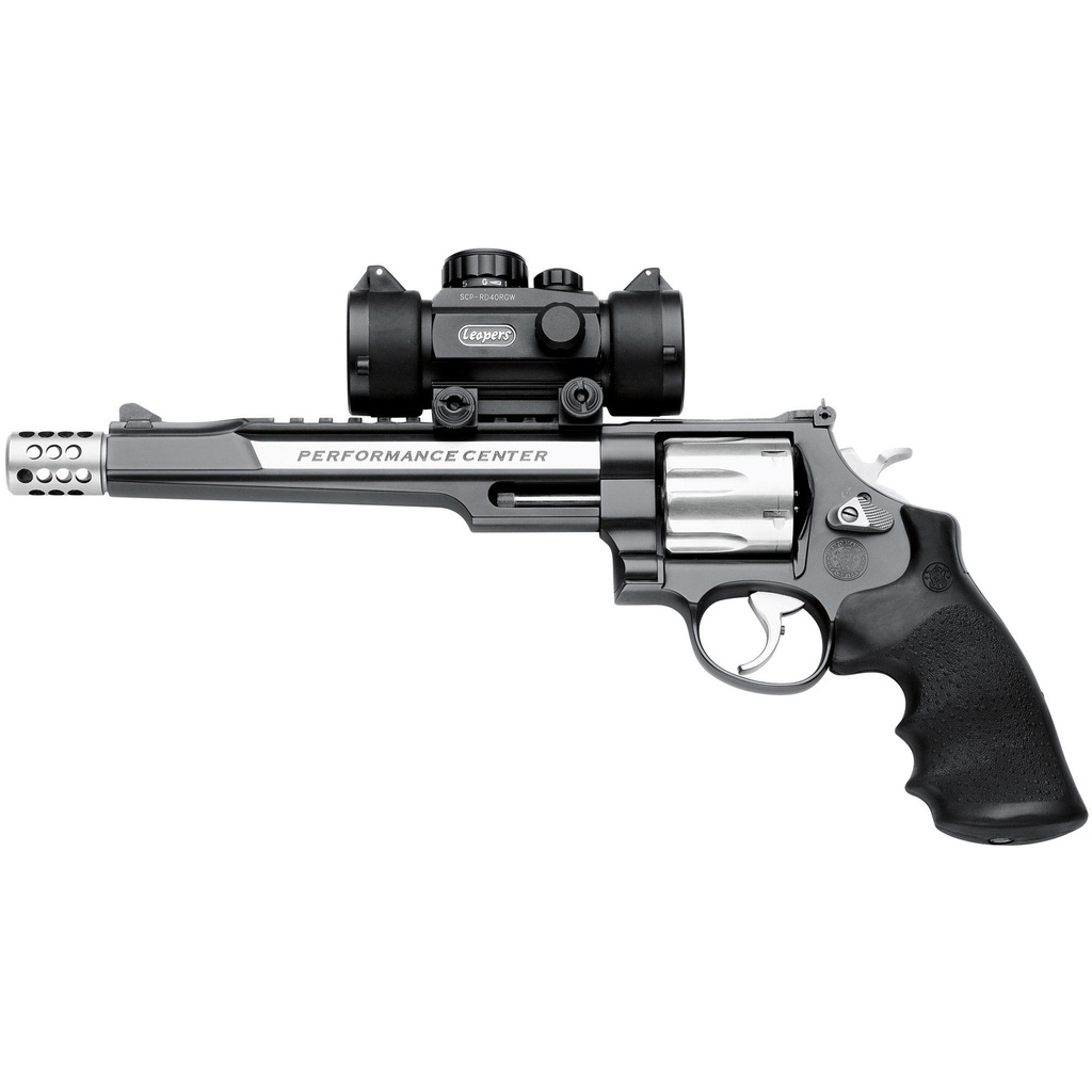 Smith & Wesson 629 .44 Magnum 7.5" Muzzle Brake Stainless Steel Red Dot Sight Included