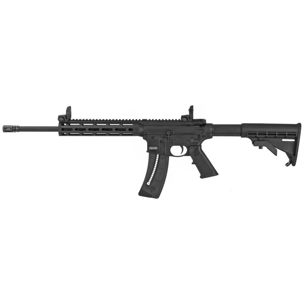 Smith & Wesson M&P15-22 .22LR 16.5" Threaded Barrel Black 25 Round