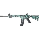 Smith & Wesson M&P15-22 22LR 16.5" Threaded Barrel 25Rds Robin's Egg Blue Platinum Camo Finish