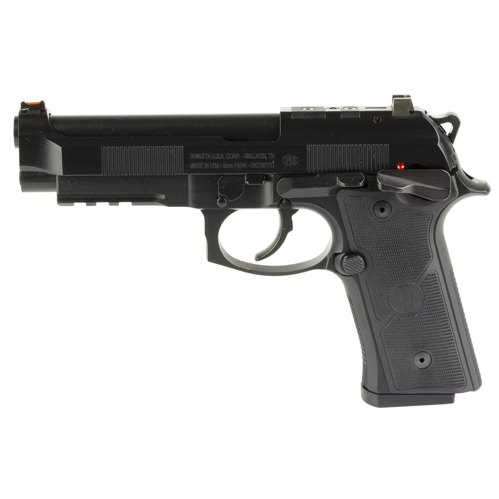 Beretta 92GTS DA/SA 9mm 4.7" Barrel 15Rds 2Mags Black