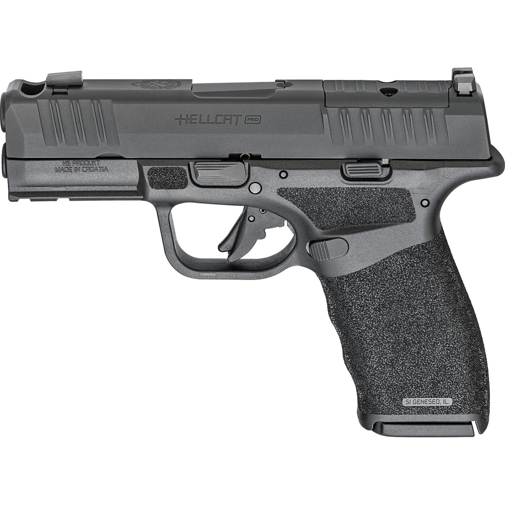 Springfield Hellcat Pro 9mm 3.7" Hammer Forged Barrel 15Rds 5Mags Black
