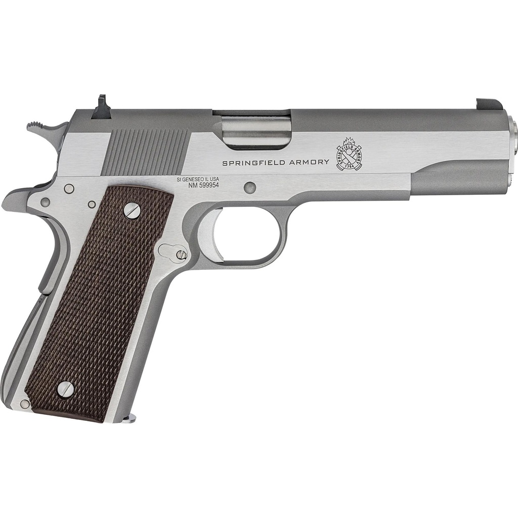 Springfield Mil-Spec 1911 45ACP 5" Barrel 7Rds Silver