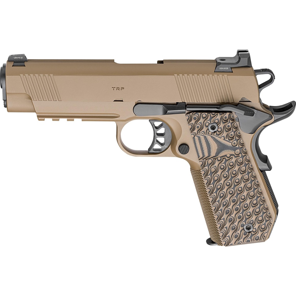 Springfield Tactical Response 1911 45ACP 4.25" Match Grade Barrel 7Rds 3Mags Coyote Brown