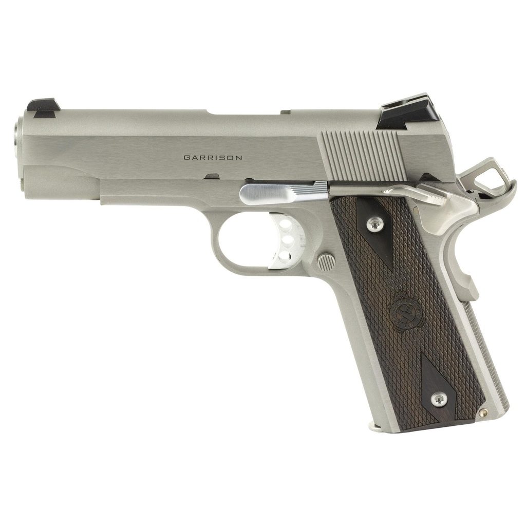 Springfield Garrison 1911 SA 9mm 4.25" Match Grade Barrel 9Rds 1Mag Silver