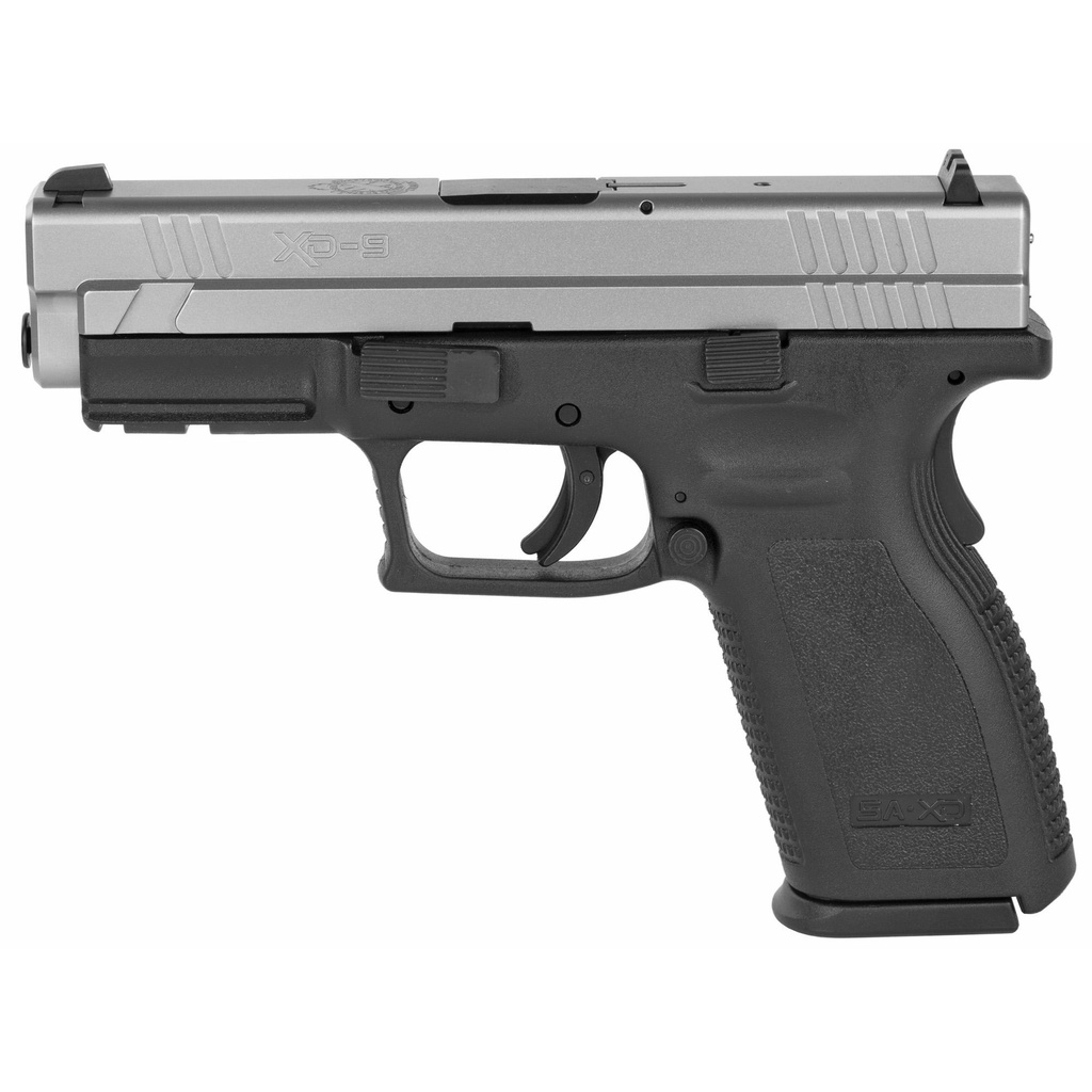 Springfield XD9 9mm 4" Barrel 10Rds 2Mags Black