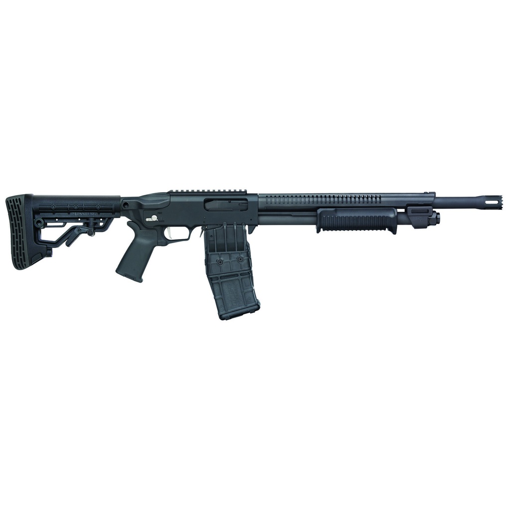 Mossberg 590RM 12 Gauge 2.75" Chamber 18.5" Stand-Off Barrel 10Rds Black
