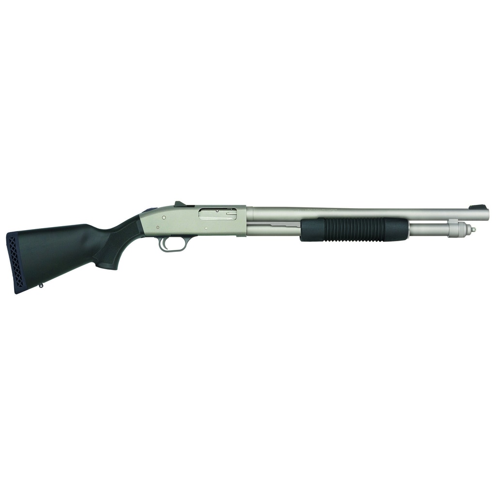 Mossberg 590A1 12 Gauge 3" Chamber 18.5" Barrel 6Rds Silver