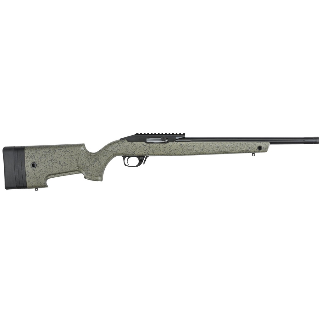 Bergara BXR Semi-automatic 22 LR 16.5" Fluted & Threaded Barrel 10Rds Olive Drab Green