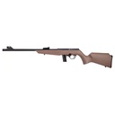 Rossi RB22 .22LR 16" Threaded Barrel Compact FDE Adjustable Fiber Optic Sights 10 Round