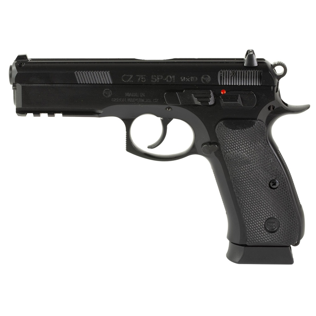 CZ 75 SP-01 DA/SA 9mm 4.6" Barrel 19Rds 2Mags Black