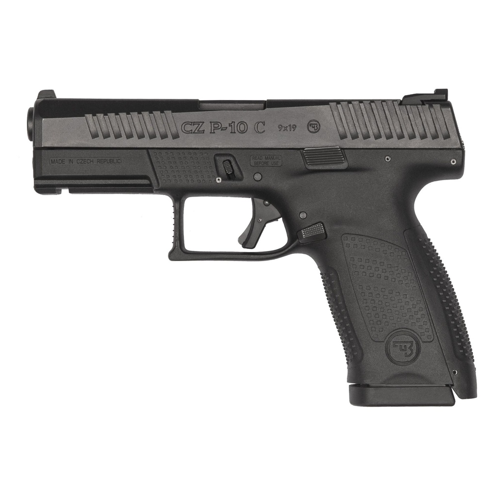 CZ P-10C 9mm 4.02" Barrel 15Rds 2Mags Black