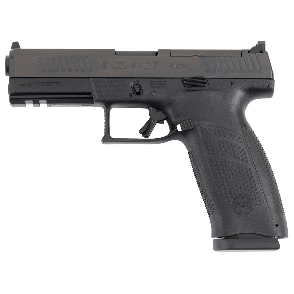 CZ P-10 F Suppressor and Optic Ready 9mm 5.1" Threaded Barrel 21Rds 2Mags Black