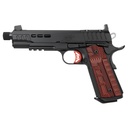 Kimber America Rapide Heat 1911 45ACP 5.5" Threaded Barrel 8Rds Black and Red