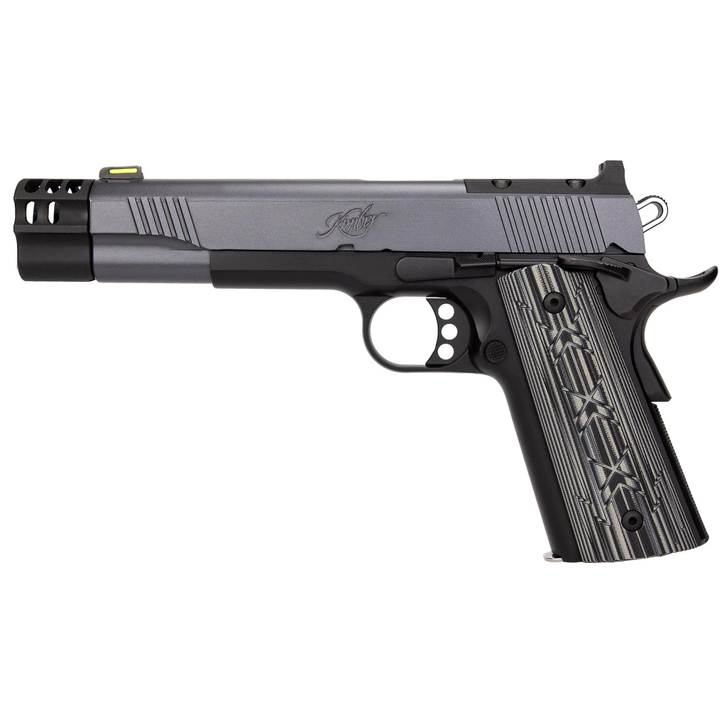Kimber America Comp X Hunter 10 1911  10mm 5" Match Grade Stainless Steel Barrel 8Rds Black