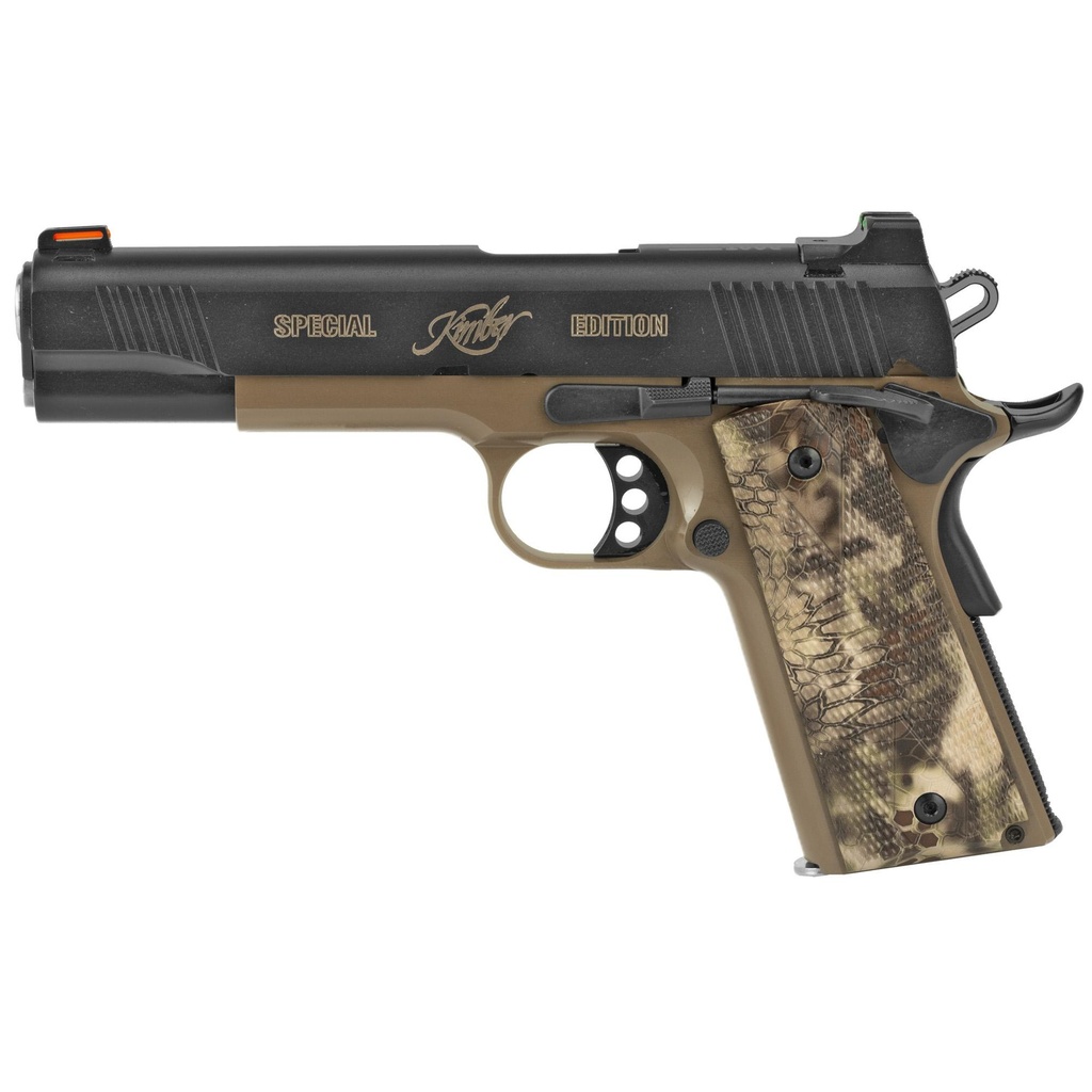 Kimber America Hero Custom II 1911 45ACP 5" Barrel 7Rds FDE Black