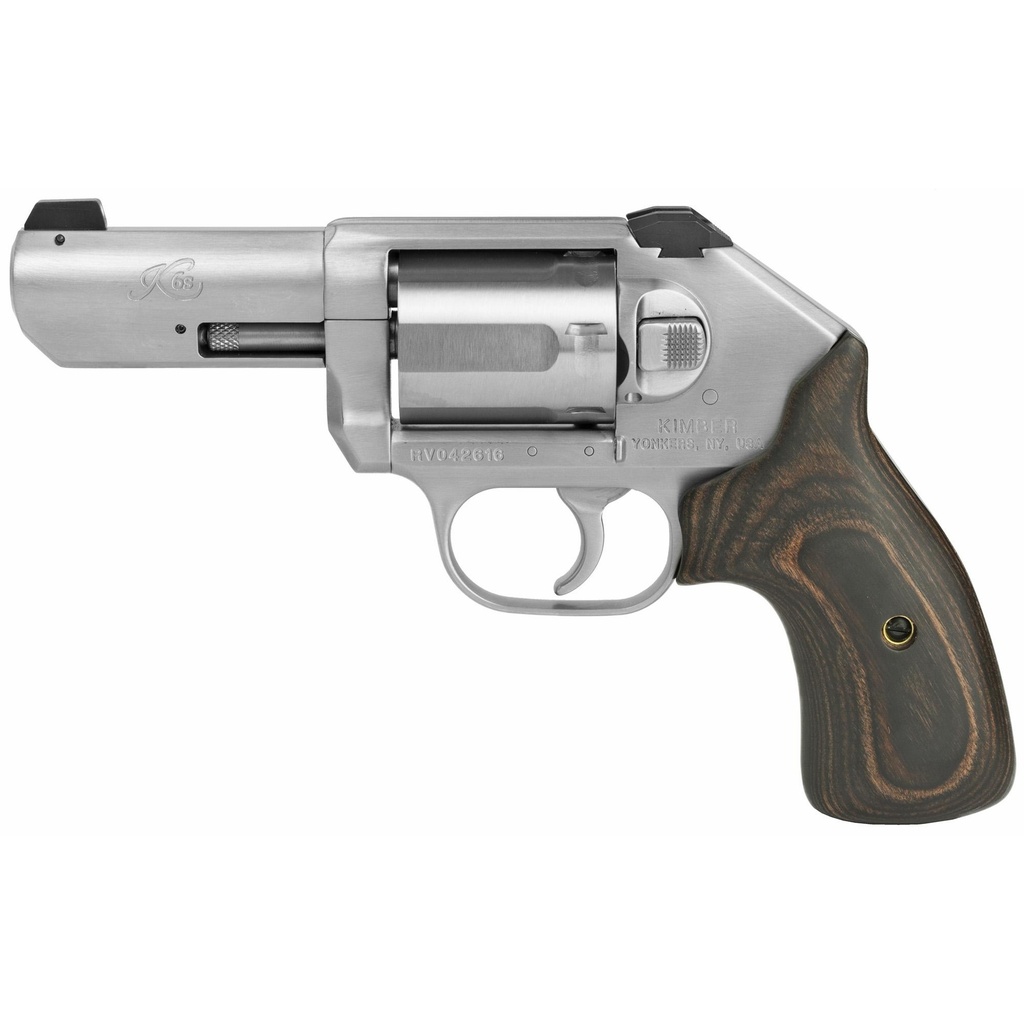 Kimber America K6S Stainless DA 357 Magnum 3" Barrel 6Rds Silver