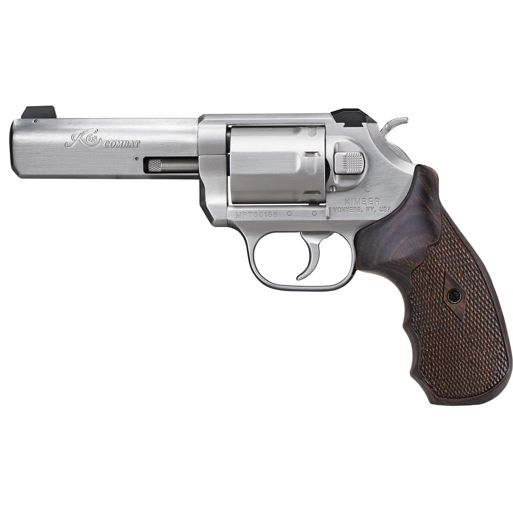 Kimber America K6S DASA Combat DA/SA 357 Magnum 4" Barrel 6Rds Silver