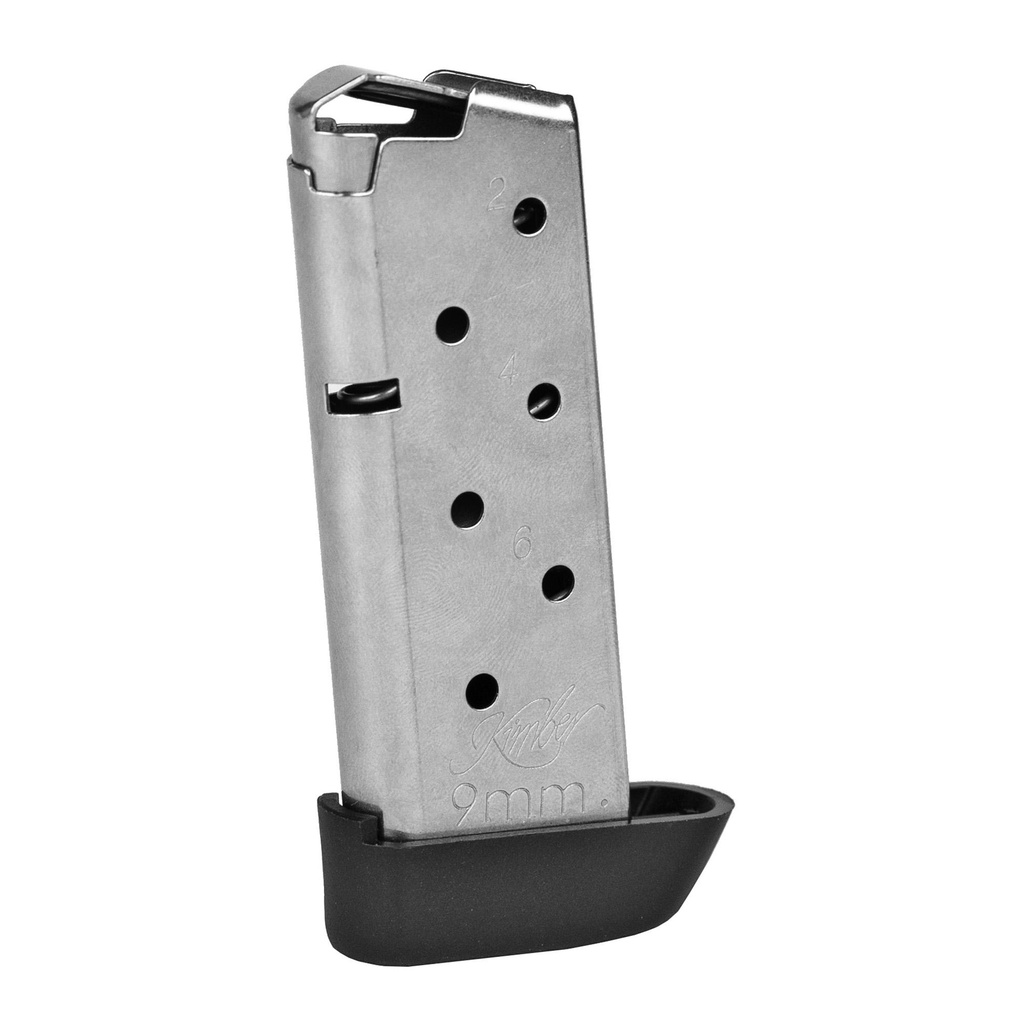 Kimber America Extended Magazine 9mm 7Rds Fits Kimber Micro 9 Silver