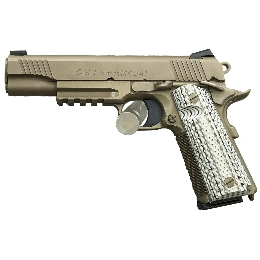 Colt's Manufacturing Government CQB 1911 45ACP 5" National Match Barrel 8Rds FDE 