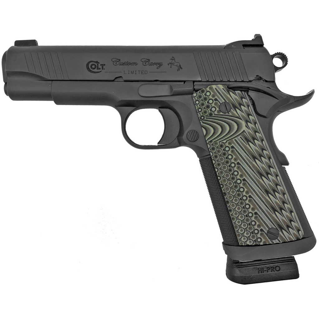 Colt's Manufacturing Custom Carry Limited 1911 9mm 4.25" Barrel 10Rds Black
