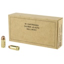 Winchester Ammunition Service Grade 45 ACP 230Gr Full Metal Jacket 50 Round Box 