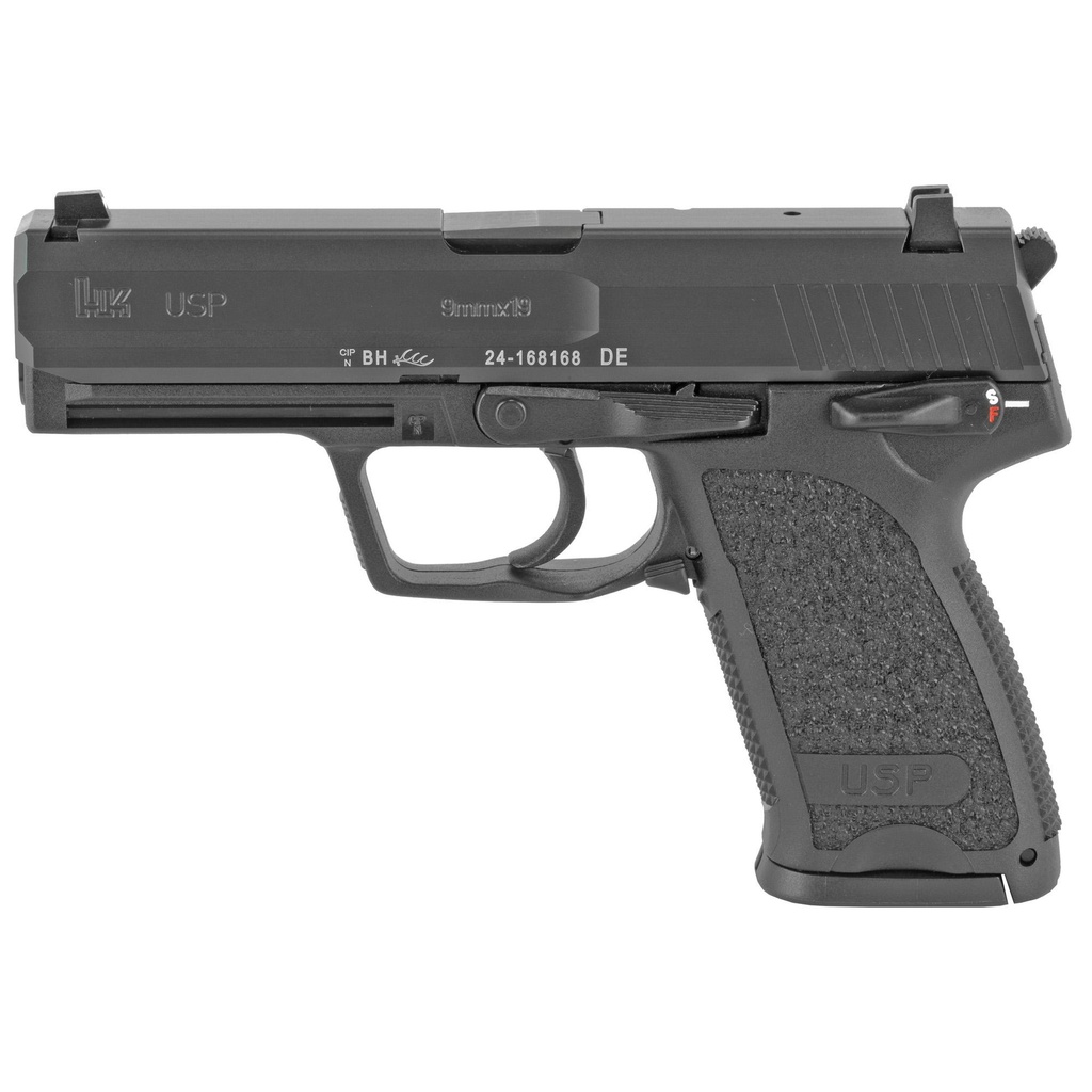 Heckler & Koch USP V1 DA/SA 9mm 4.25" Barrel 15Rds 2Mags Black