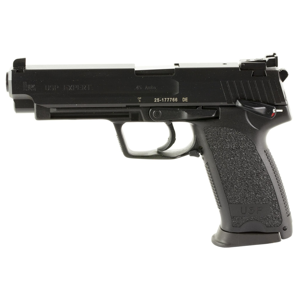 Heckler & Koch USP45 Expert V1 DA/SA 45ACP 5.19" Barrel 10Rds 2Mags Black