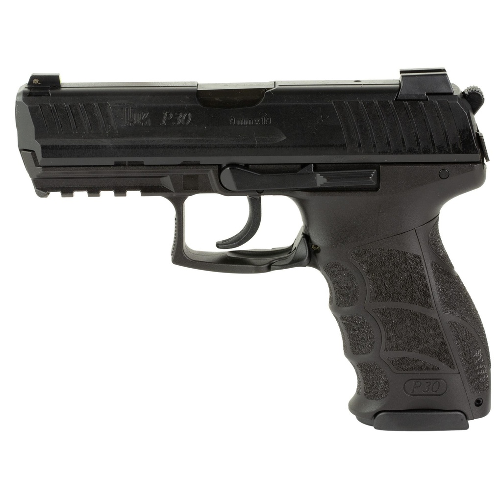 Heckler & Koch P30 V3 DA/SA 9mm 3.85" Barrel 10Rds 2Mags Black