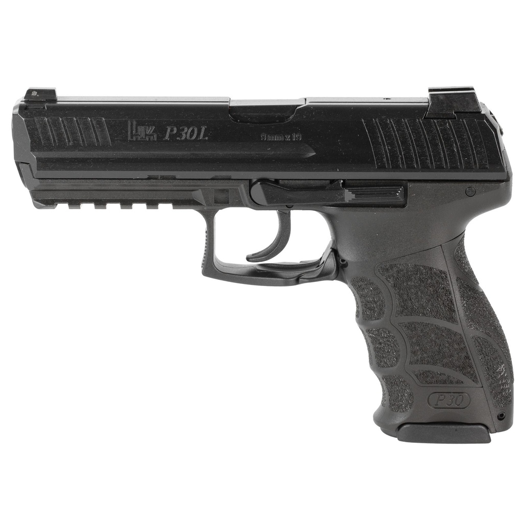 Heckler & Koch P30L V1 LEM-DAO 9mm 4.45" Barrel 10Rds 2Mags Black