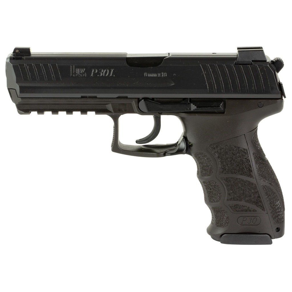Heckler & Koch P30L V3 DA/SA 9mm 4.45" Barrel 10Rds 2Mags Black