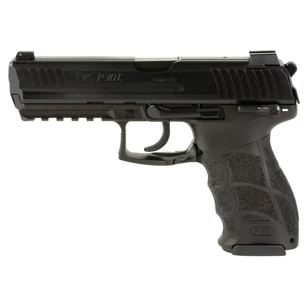 Heckler & Koch P30L S V3 DA/SA 9mm 4.45" Barrel 10Rds 2Mags Black