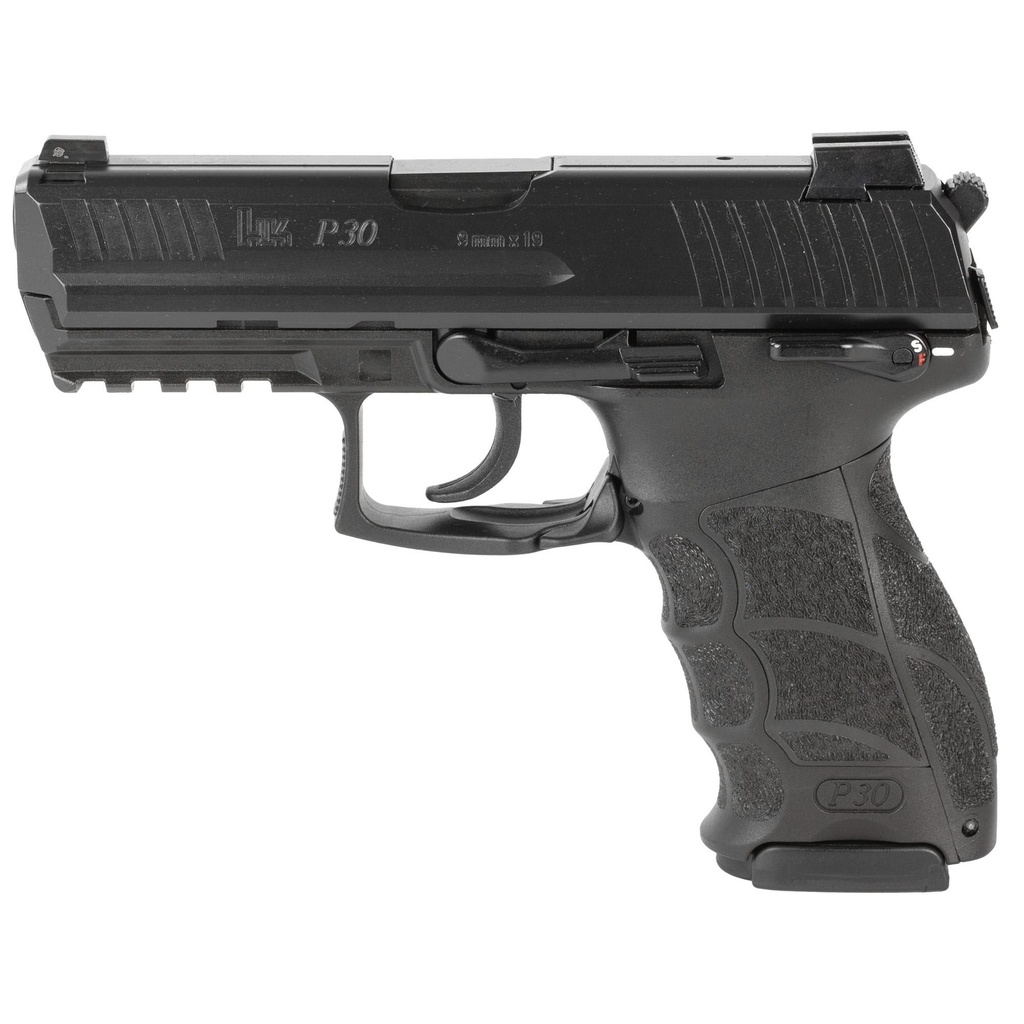 Heckler & Koch P30 S V3 DA/SA 9mm 3.85" Barrel (1) 20Rd (1) 17Rd 2Mags Black