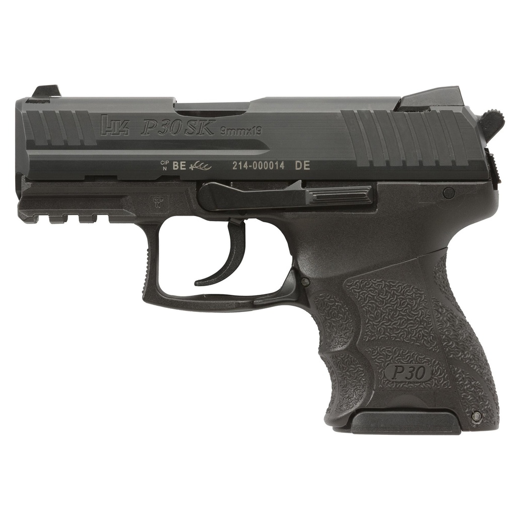 Heckler & Koch P30 SubKompact V3 DA/SA 9mm 3.27" Barrel 10Rds 2Mags Black