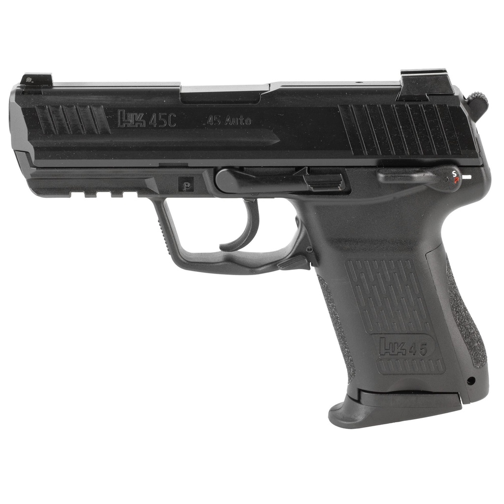 Heckler & Koch HK45C V1 DA/SA 45ACP 3.94" Barrel 8Rds 2Mags Black