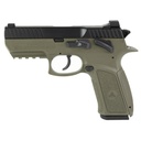 IWI US Inc Jericho 941 Enhanced DA/SA 9mm 3.8" Barrel 17Rds 2Mags Olive Drab Green