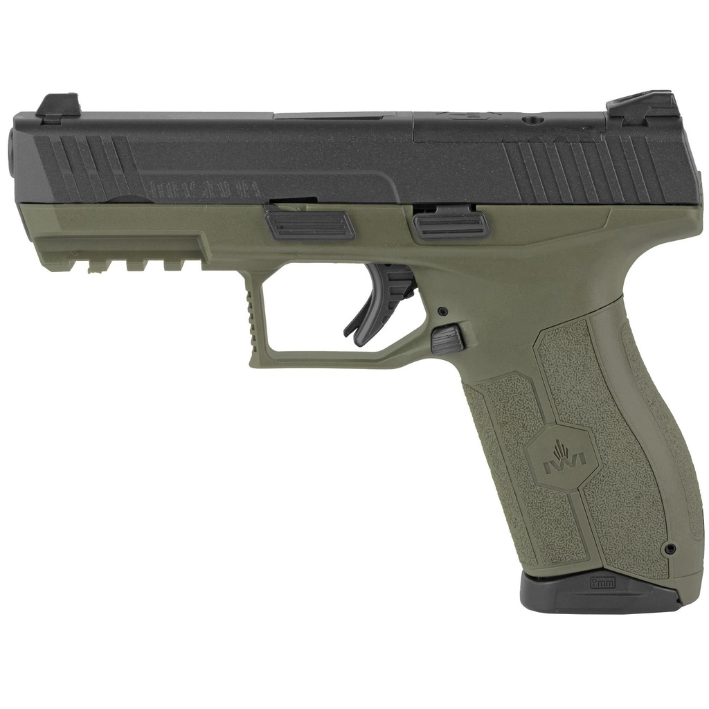 IWI US Inc Masada OR 9mm 4.1" Barrel 17Rds 2Mags Olive Drab Green