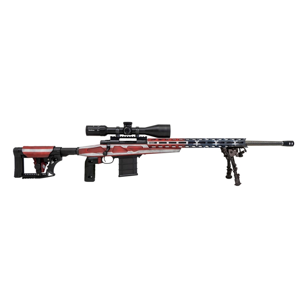 Howa USA 1500 308Win 24" Heavy Threaded Barrel 10Rds 3Mags Red White Blue 