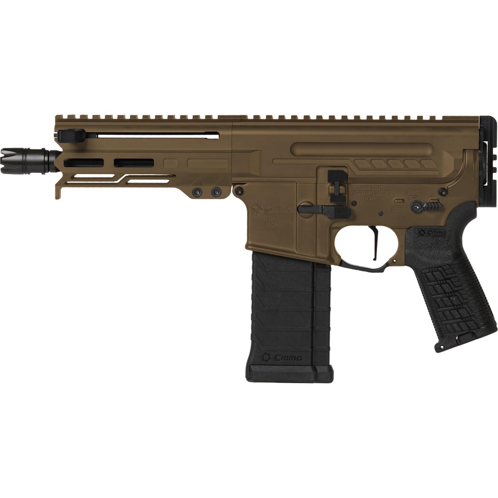 CMMG Dissent MK4 5.7x28mm 6.5" Barrel M-LOK 32Rds 2Mags Midnight Bronze