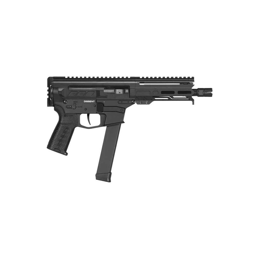 CMMG DISSENT MKGs 9mm 6.5" Barrel M-LOK 33Rds 2Mags Black