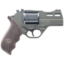 Chiappa Firearms Rhino 30DS DA/SA 357 Magnum/38 Special 3" Barrel 6Rds 3 Moon Clips Olive Drab Green	