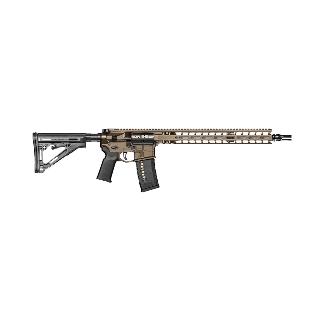 Radian Weapons Model 1 223 Wylde Chamber 16" Barrel With Dead Air Flash Hider M-LOK 30Rds Brown