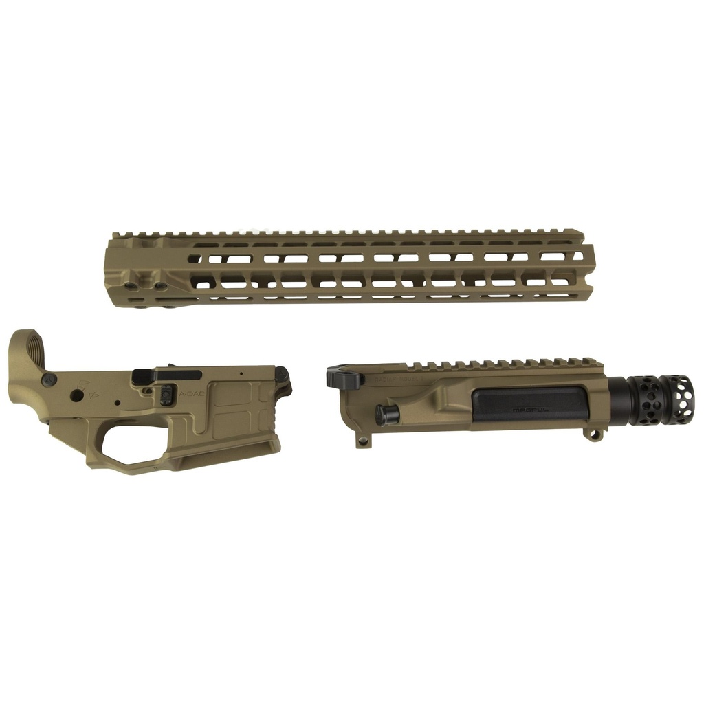 Radian Weapons AX556 Billet Upper/Lower Set 556NATO/223Rem M-LOK Brown