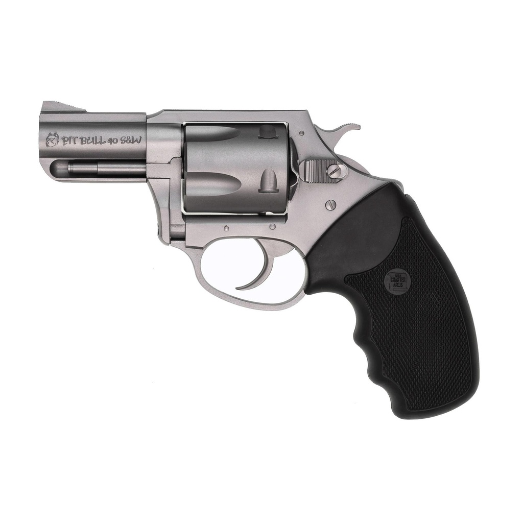 Charter Arms Pitbull 40 S&W 2.3" Barrel 5Rds Silver 