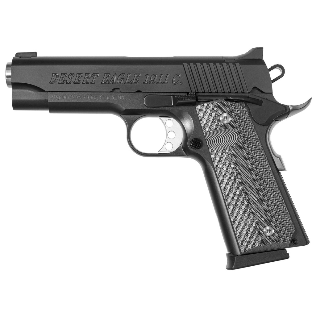 Magnum Research 1911C 45ACP 4.33" Barrel 8Rds 2Mags Black