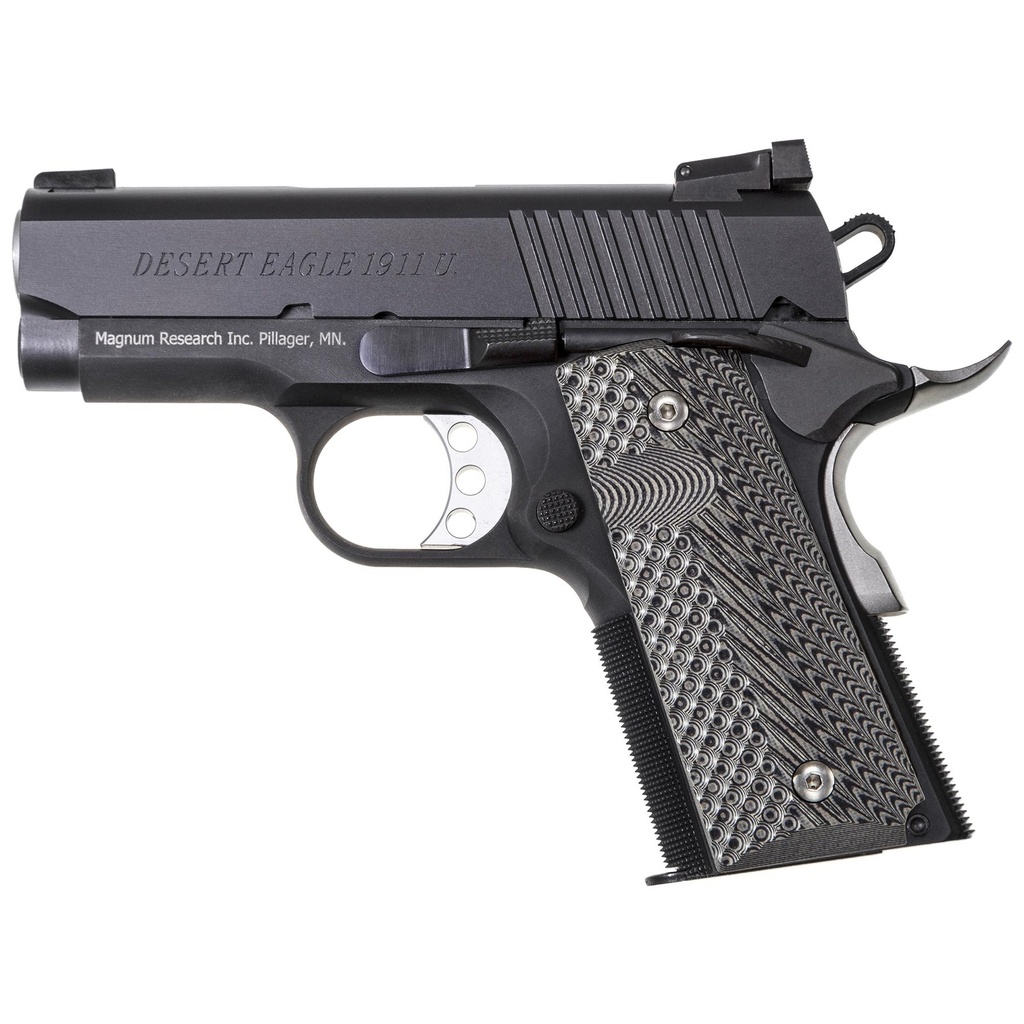 Magnum Research 1911U 45ACP 3" Barrel 6Rds 2Mags Black