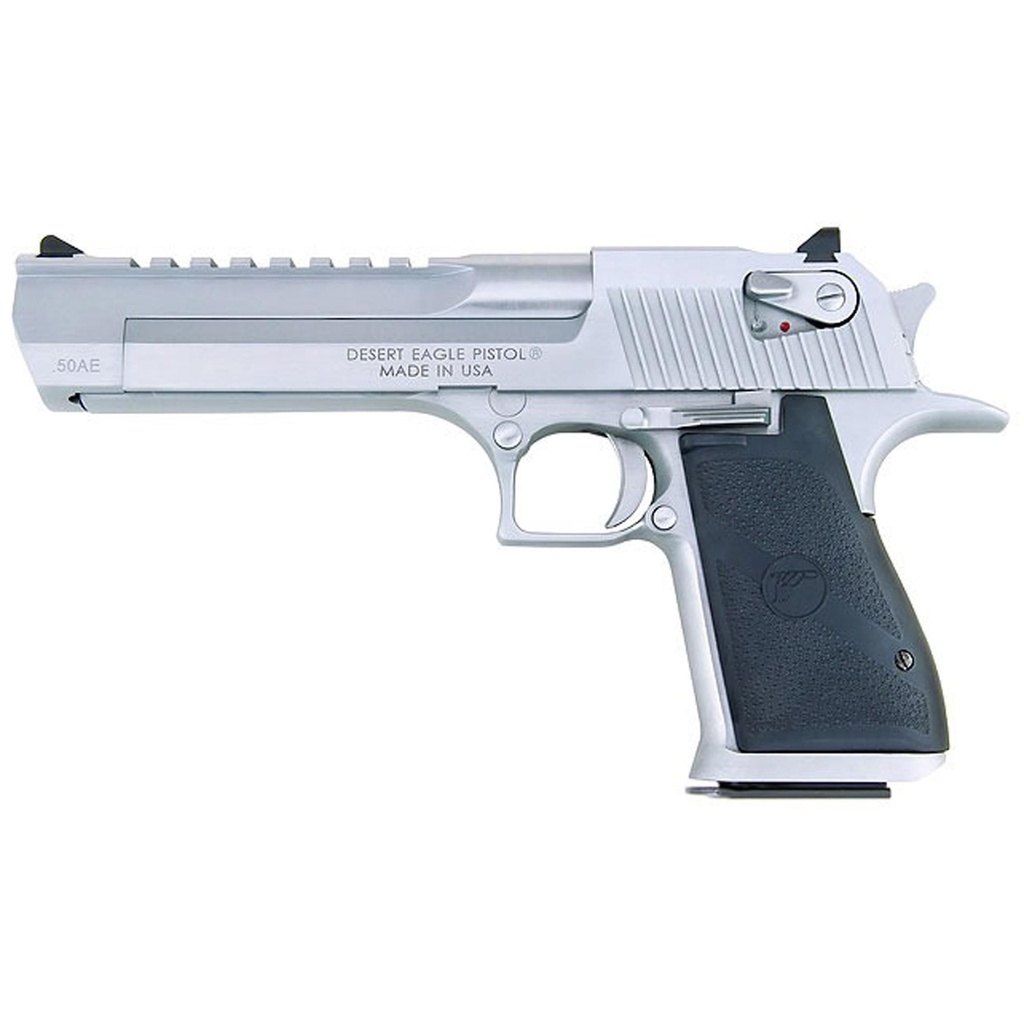 Magnum Research MK19 .50 AE 6" Brushed Chrome Ambidextrous Safety 7 Round