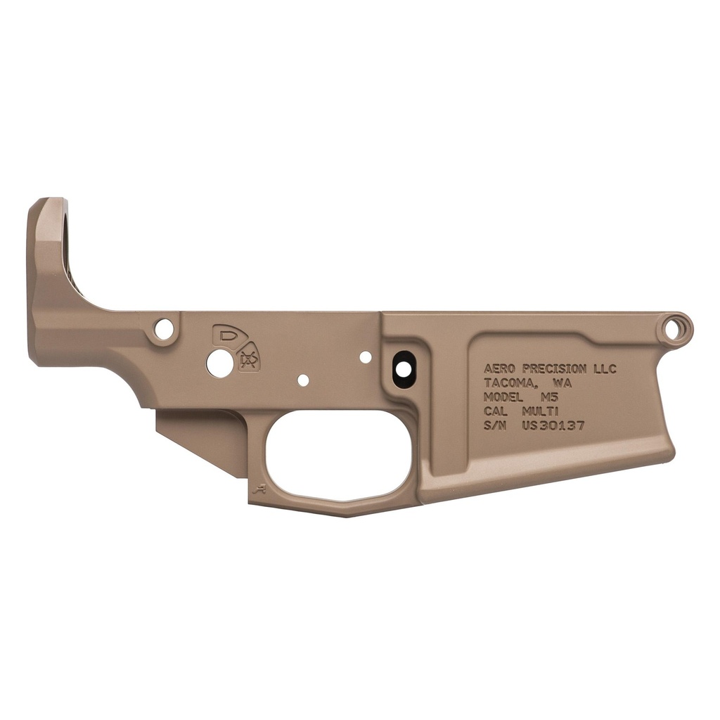 Aero Precision M5 Stripped Lower Receiver 308WIN/762NATO Flat Dark Earth 